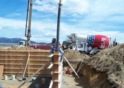 Ready Mix Concrete Pump Truck Working on site